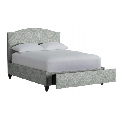 Rania Custom Storage Bed with Low Headboard