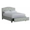 Rania Custom Storage Bed with Low Headboard