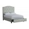 Rania Custom Storage Bed with Tall Headboard 
