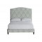 Rania Custom Upholstered Bed with Tall Headboard 
