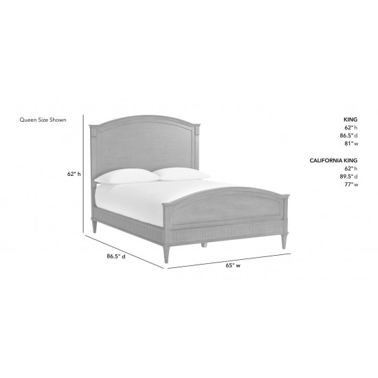 Clayten Bed with Tall Footboard