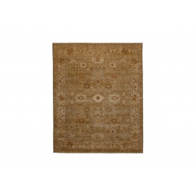Oushak Rug, Light Gold/Ivory