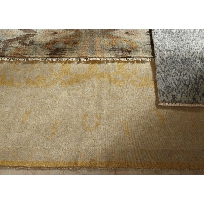 Sultanabad Rug, Gold/Gray
