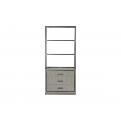 Faraday Two-Drawer File Cabinet with Hutch