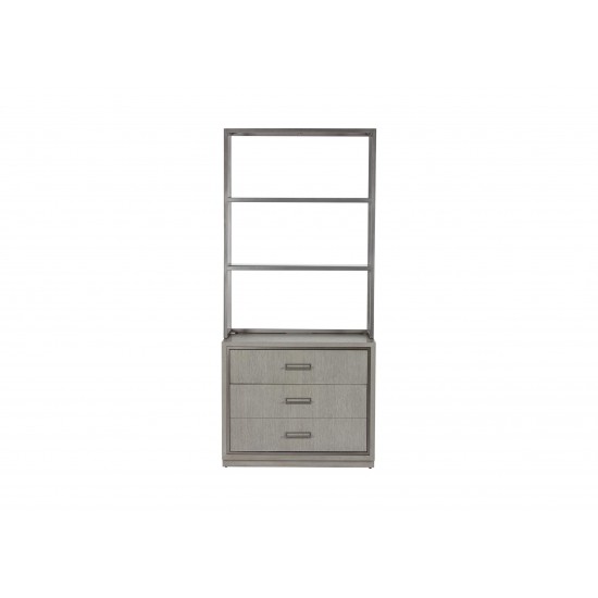 Faraday Two-Drawer File Cabinet with Hutch