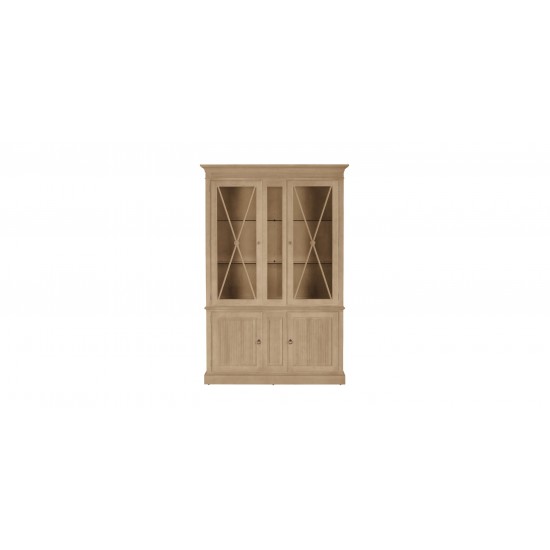 Davos Tall Display Cabinet with Glass Doors Davos Tall Display Cabinet with Glass Doors