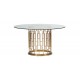 Teresa Round Glass Dining Table