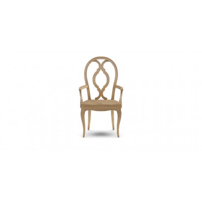 Aelin Wood-Seat Dining Armchair