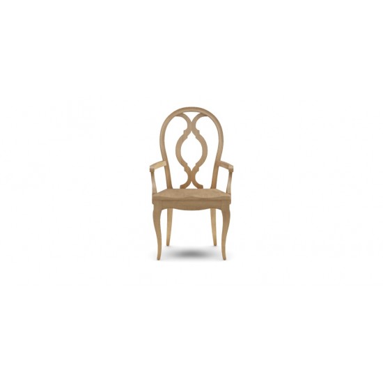 Aelin Wood-Seat Dining Armchair