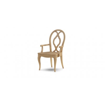 Aelin Wood-Seat Dining Armchair