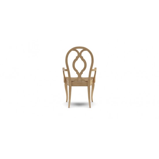 Aelin Wood-Seat Dining Armchair