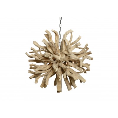 Large Minetto Wood Pendant 