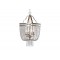 Small Alexa Antique Silver Chandelier