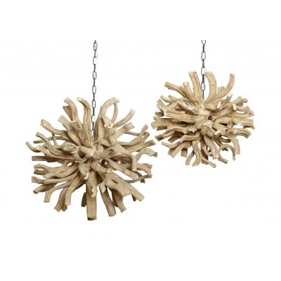 Small Minetto Wood Pendant