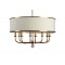 Zoe Eight-Light Brass Chandelier