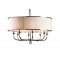 Zoe Eight-Light Nickel Chandelier