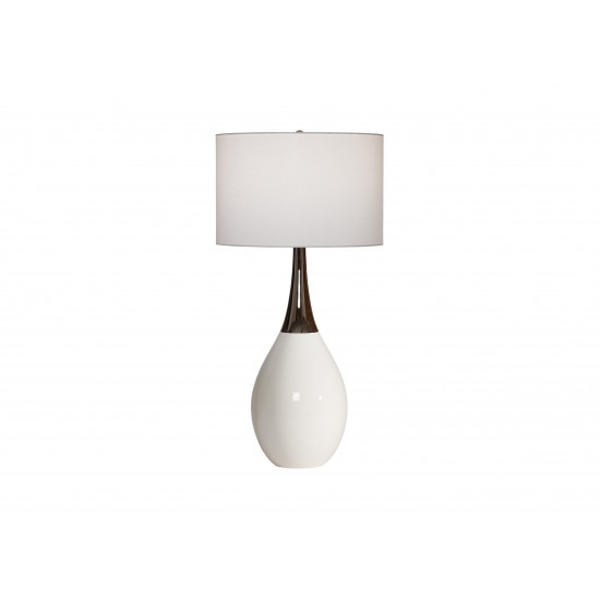 Capri White Ceramic Table Lamp