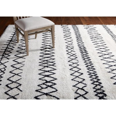 Intrinsik Rug, Ivory/Black