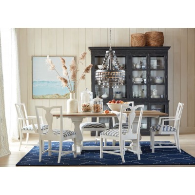 Tulu Tracery Rug, Blue/Natural