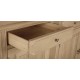 Davos Four-Door Wood Buffet with Breakfront Detail Davos Four-Door Wood Buffet with Breakfront Detail