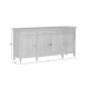 Davos Four-Door Wood Buffet with Breakfront Detail Davos Four-Door Wood Buffet with Breakfront Detail