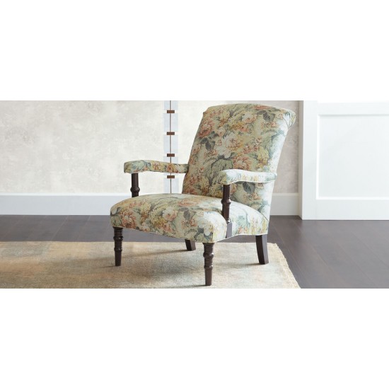 Chamberlain Scroll-Back Accent Chair