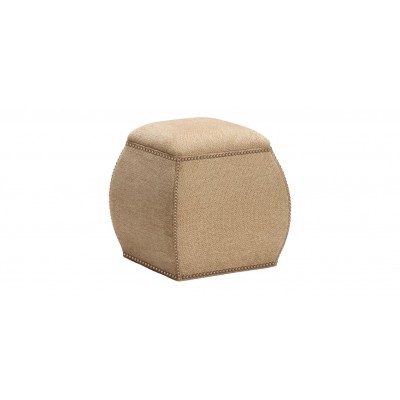 Cora Curved-Side Accent Ottoman