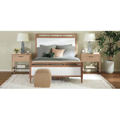 Cora Curved-Side Accent Ottoman