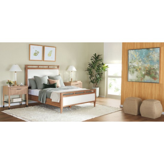 Cora Curved-Side Accent Ottoman