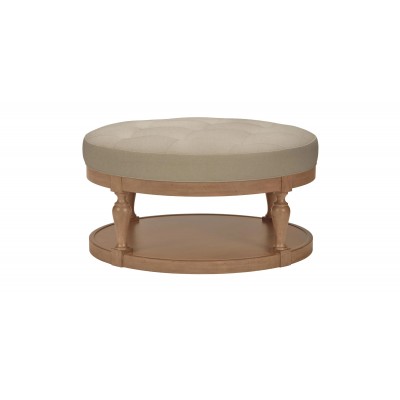 Donnelly 38" Round Cocktail Ottoman