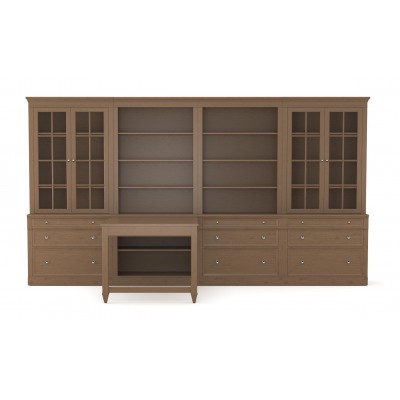 Continental Grand Office Island, Glass Doors