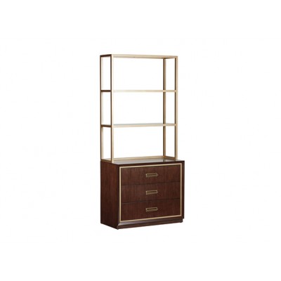 Faraday Classic Two-Drawer File Cabinet with Hutch 