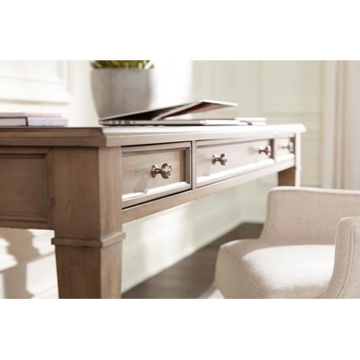 Custom Square-Corner Home Office Desk 