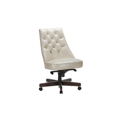 Shaine Tufted Leather Desk Chair