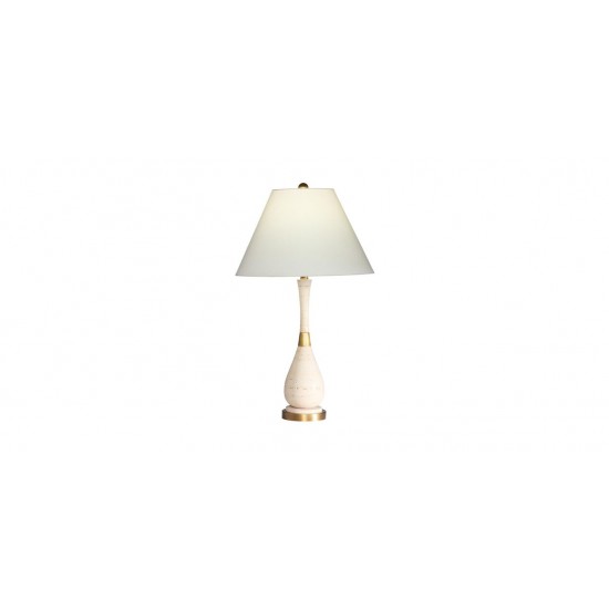 Gil Travertine Table Lamp