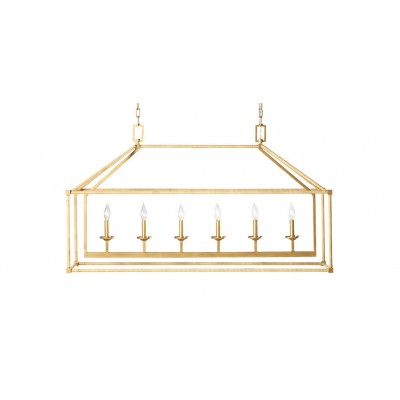 Killian Rattan Linear Chandelier