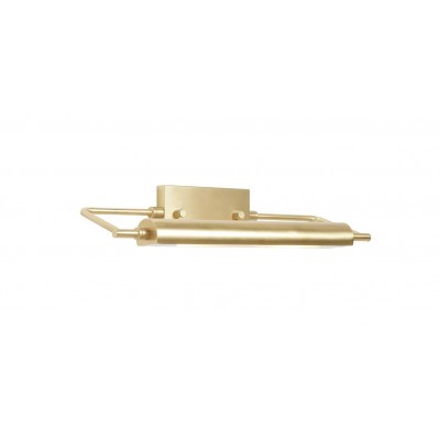 Hauxley Picture Light, Hardwire/Plug-In, Polished Brass