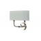 Zara Shaded Wall Sconce, Hardwire/Plug-In  