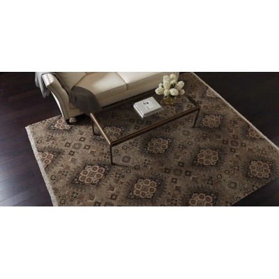 Demi Medallion Rug, Gray