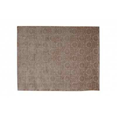 Floral Jacquard Rug, Buff