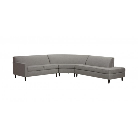 Marcus Three-Piece Right-Open End Sectional , 美式沙發, 現代風