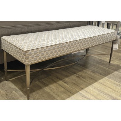 Sidney Upholstered Metal Bench