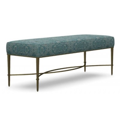 Sidney Upholstered Metal Bench