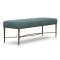 Sidney Upholstered Metal Bench