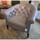 Clyde Leather Barrel Chair