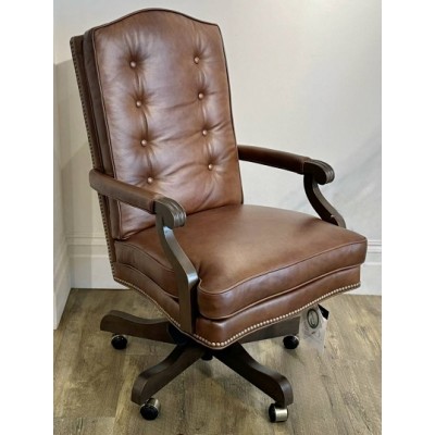 Harvard Leather Desk Chair