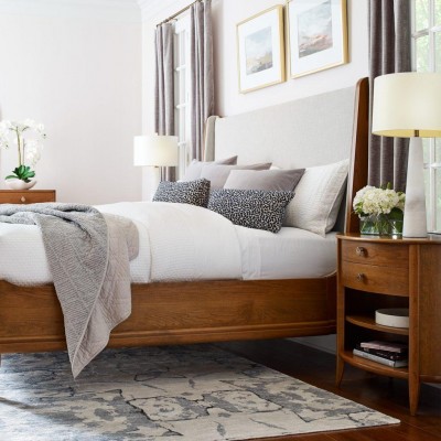 Martine Bed (Upholstered)  