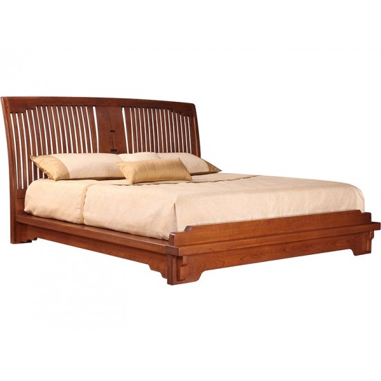 Oak Knoll Spindle Platform Bed  