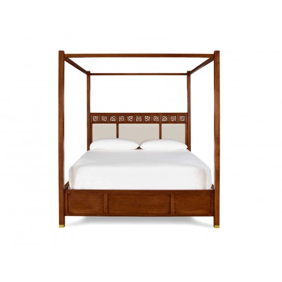 Surrey Hills Four-Poster Upholstered Bed