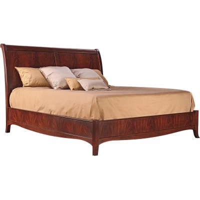 Whitehall Sleigh Bed, Mahogany 雪橇床